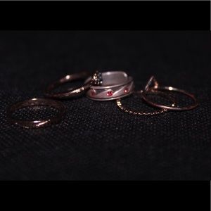 Cute ring bundle💍❤️